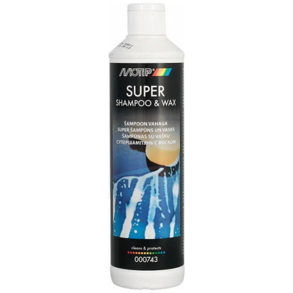 Autoshampoon vahaga Super Shampoo & Wax 500ml